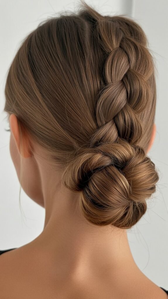 Figure Eight Braided Bun
