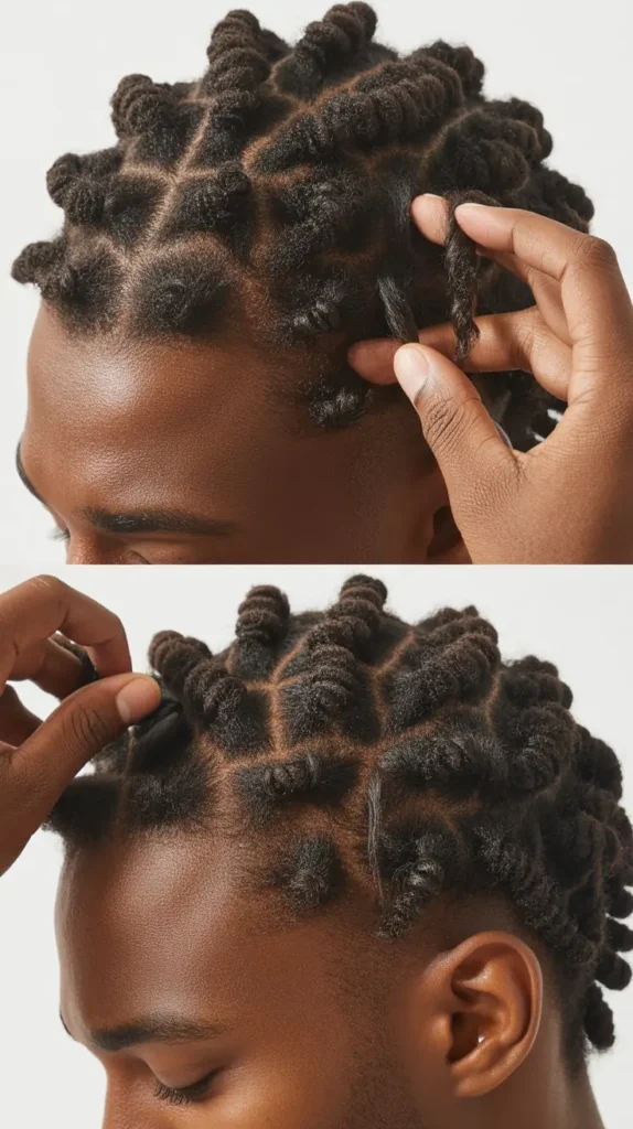 Quick Twists for 4C Hair Tutorial