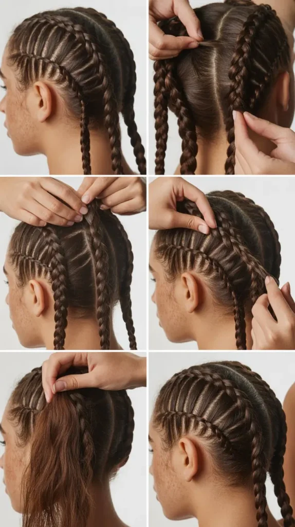 How to Braid Hair for a Sporty Look