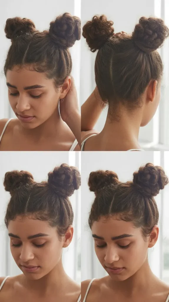 Double Mini Buns (Space Buns)