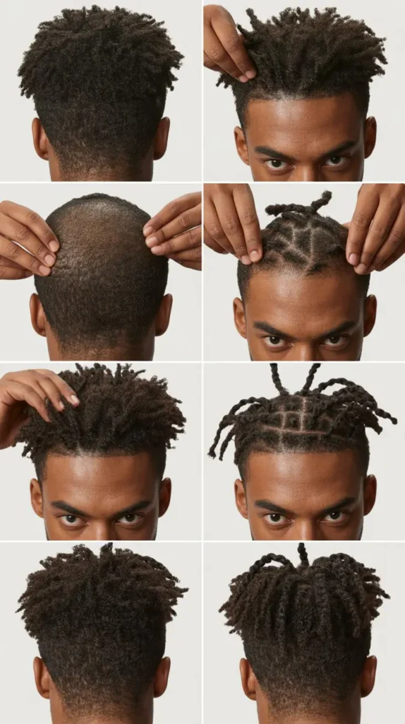  Twist Afro Puff Tutorial