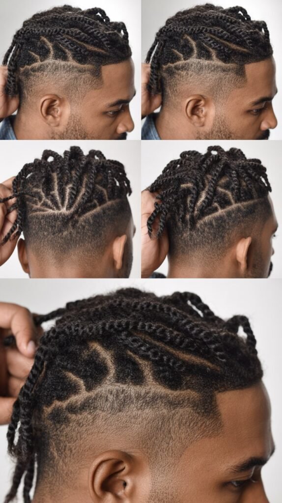 Two-Strand Twist with Fade Tutorial