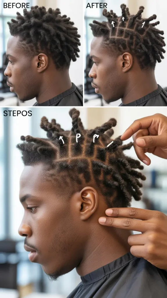 Twist Fauxhawk Tutorial