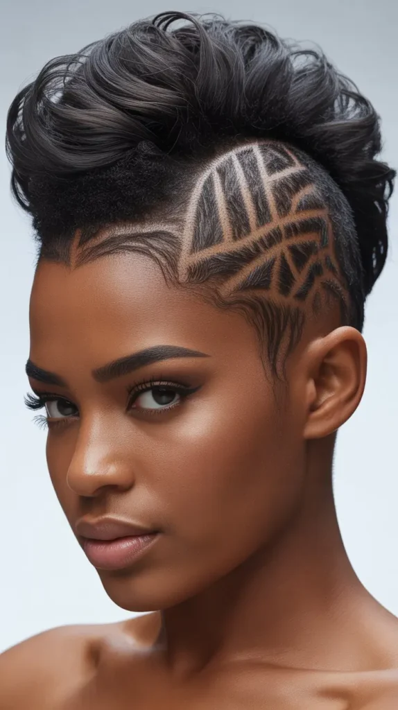 Mohawk with Undercut Designs