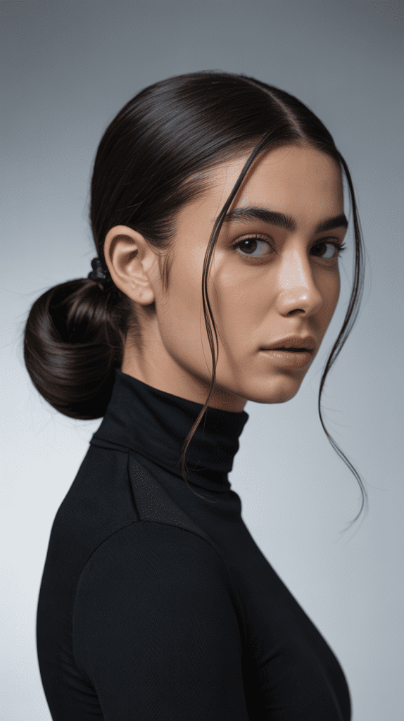  Sleek Low Ponytail