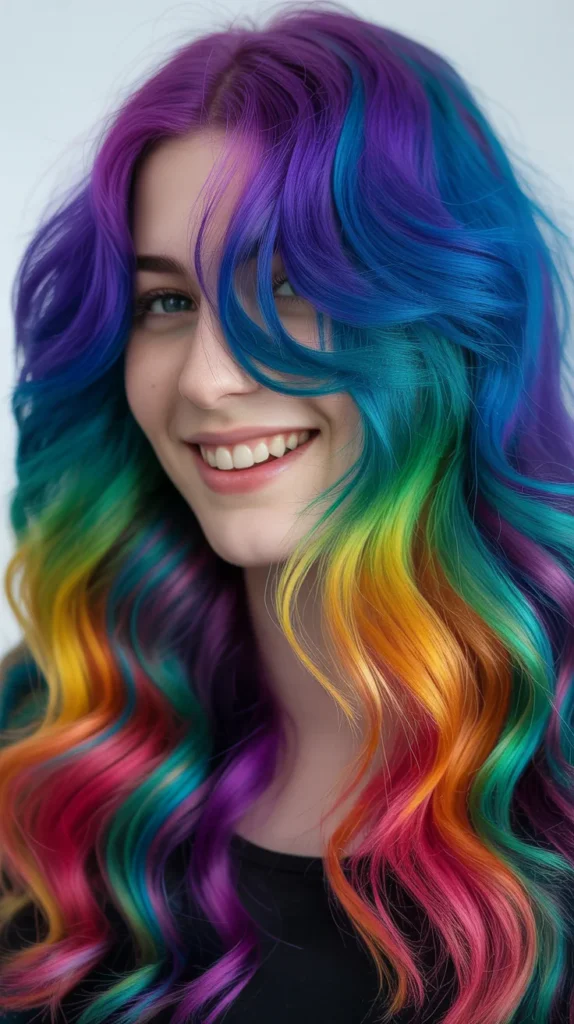 Galaxy Melt Rainbow Hair