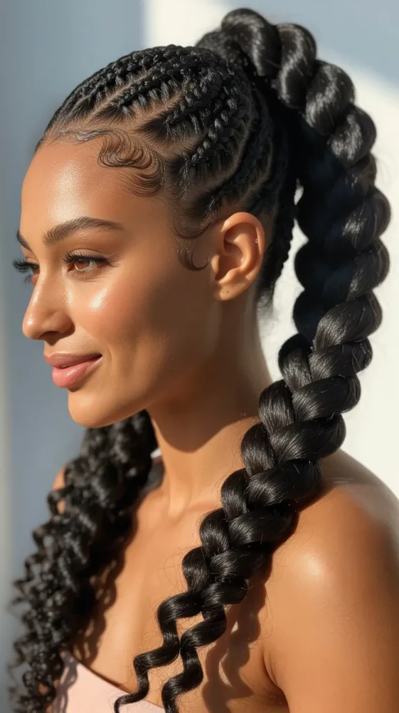 Jumbo Braided Ponytail