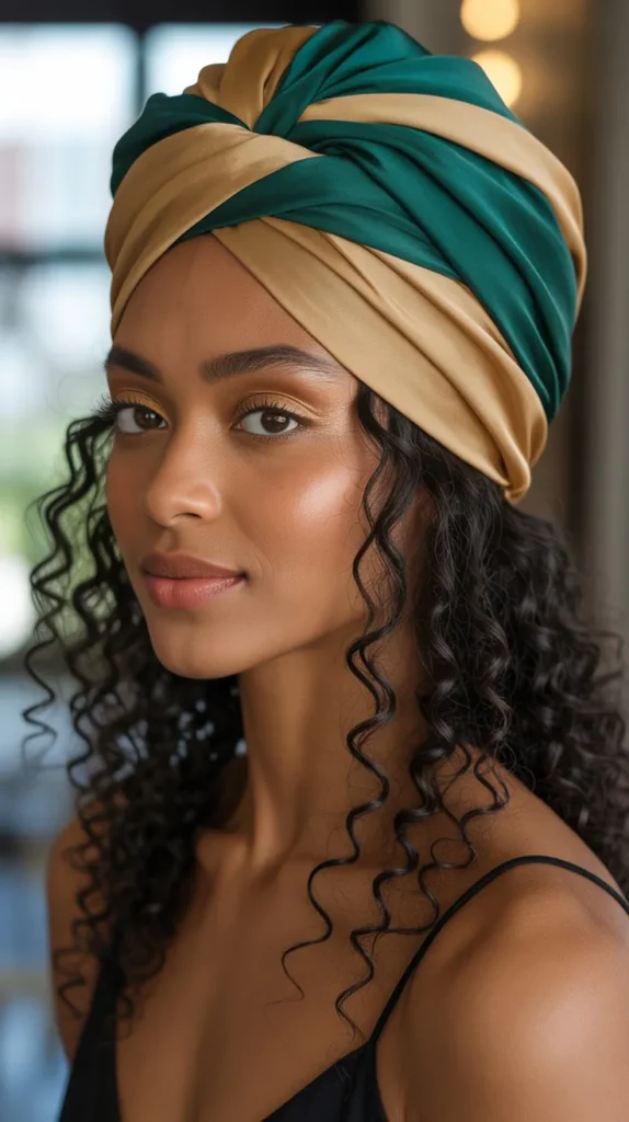 Headwrap + Loose Curls