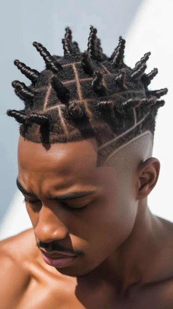 Short Twists Mohawk