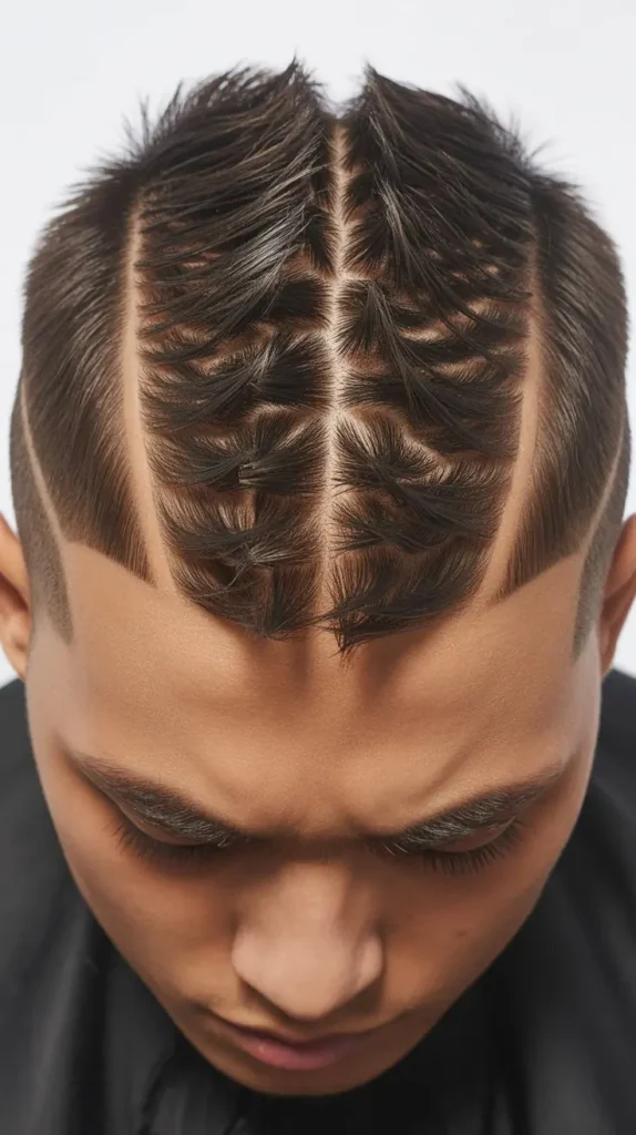 Mohawk with Sideburns