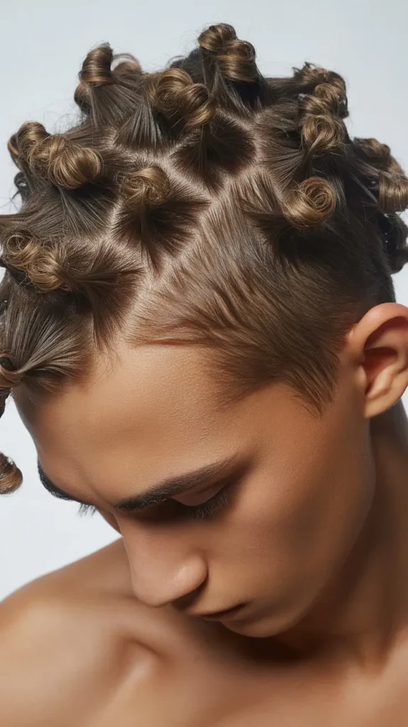 Mohawk with Finger Coils