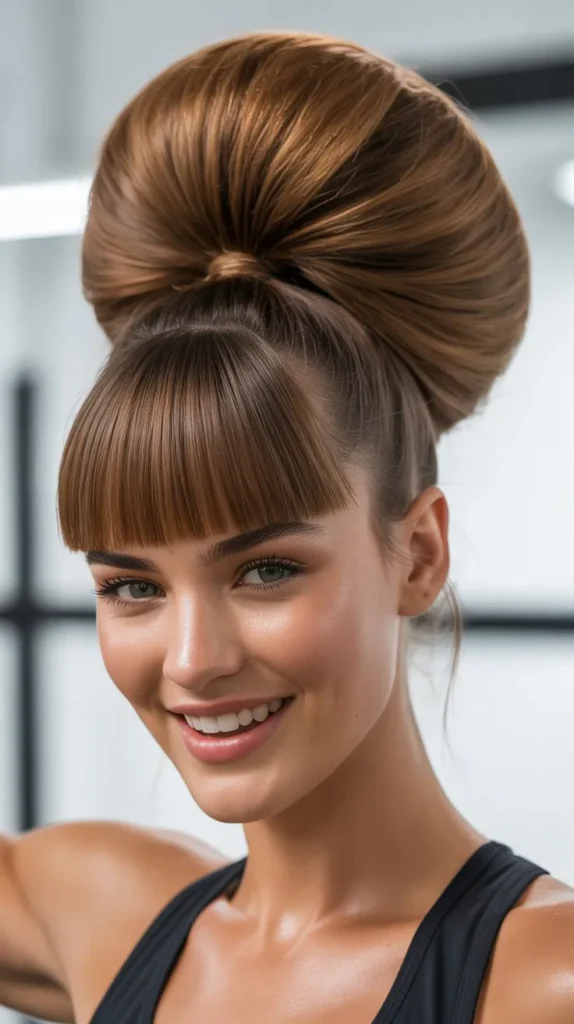Bangs with High Puff