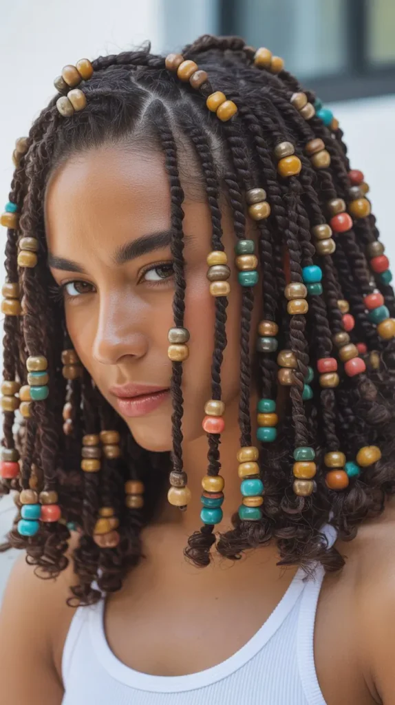 Mini Twists with Beads