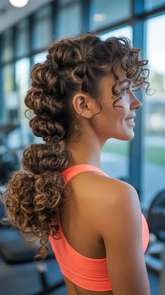 Pull-Through Braids for Curls