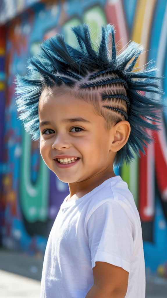  Mohawk with Braids