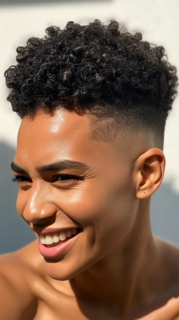 High Tapered Afro