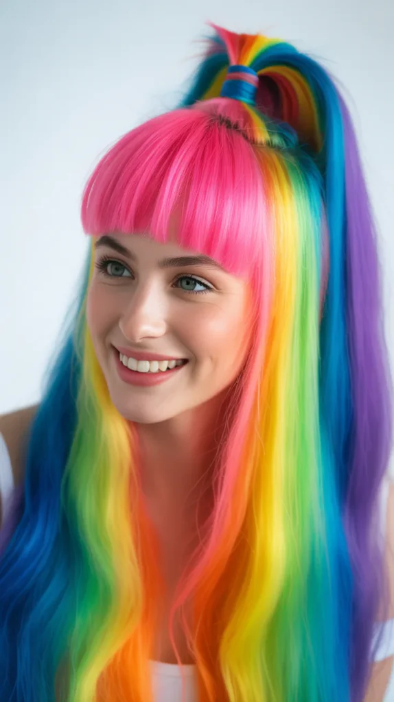 Create the Classic Rainbow Dash Ponytail