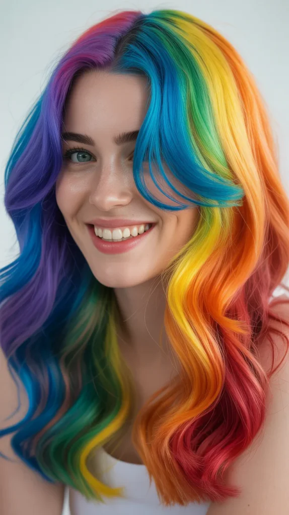 DIY Rainbow Dip Dye at Home