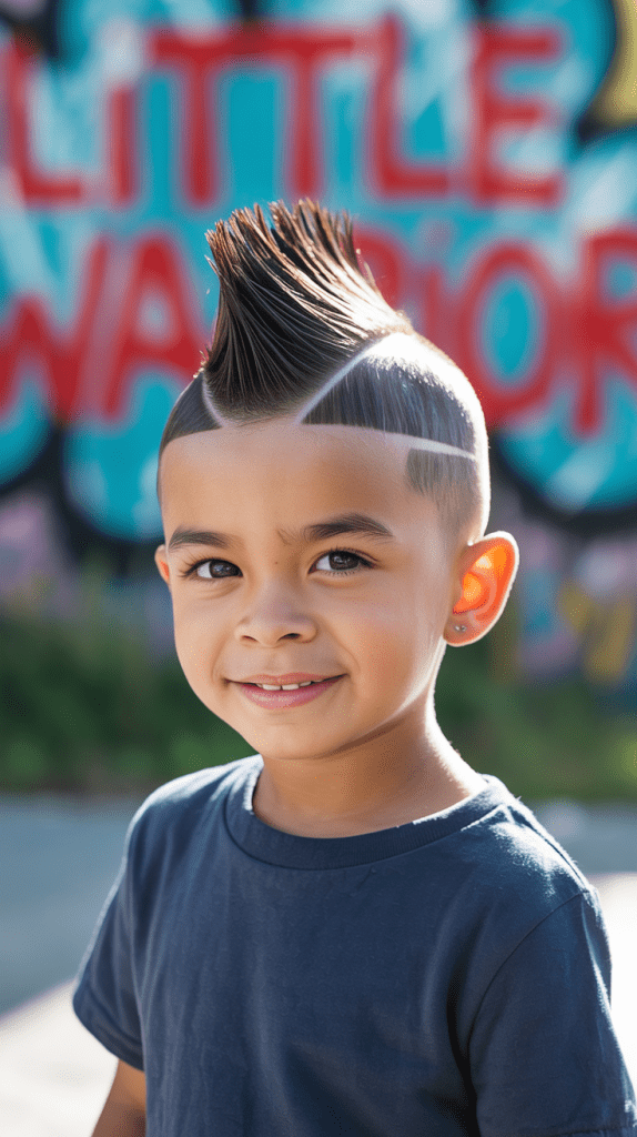 Mohawk with Hard Line