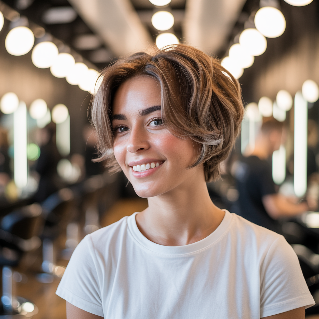 Tutorial for Short Butterfly Haircuts