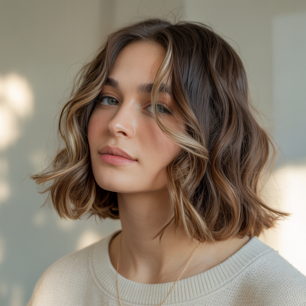 Soft Wavy Lob