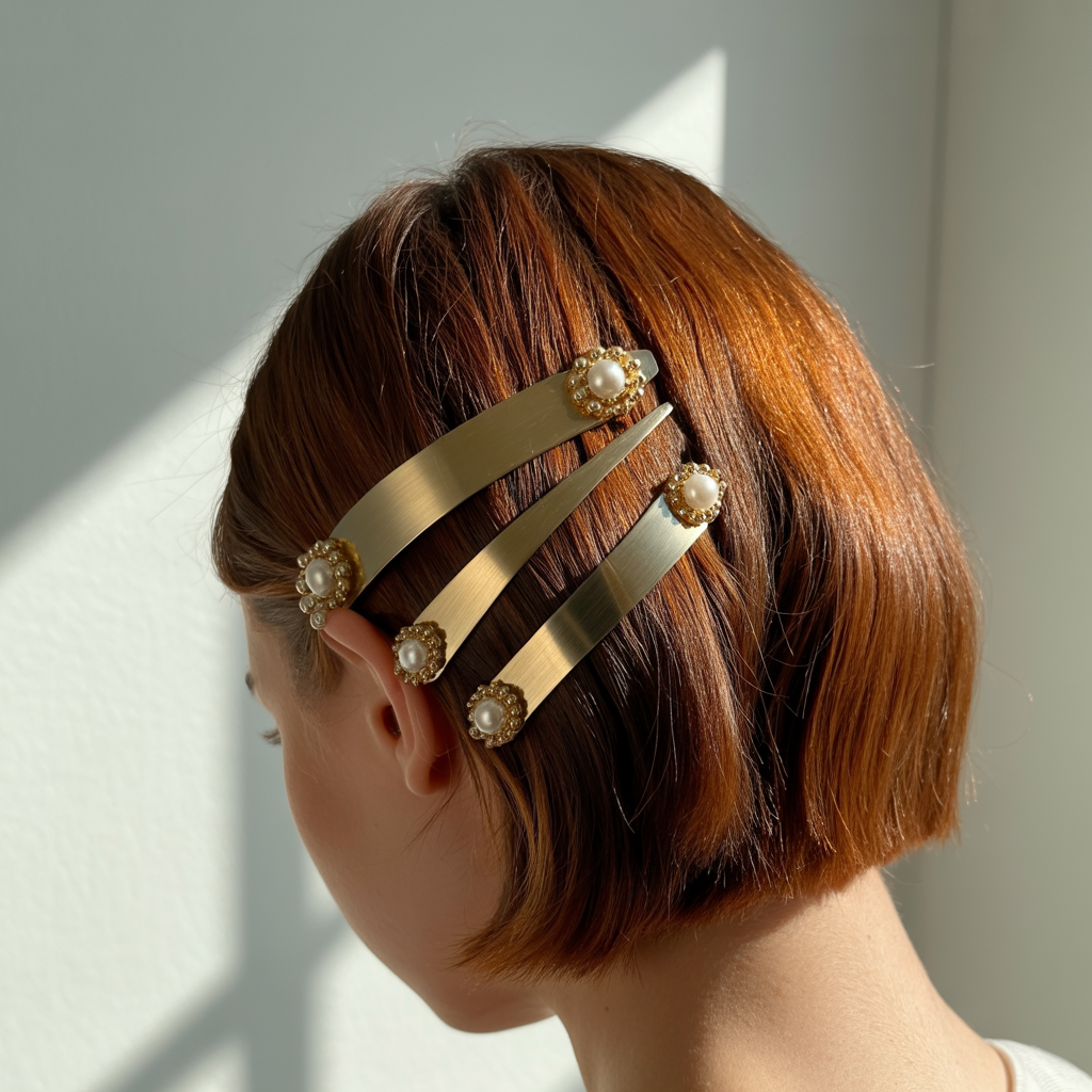 Tapered Cut with Decorative Pins