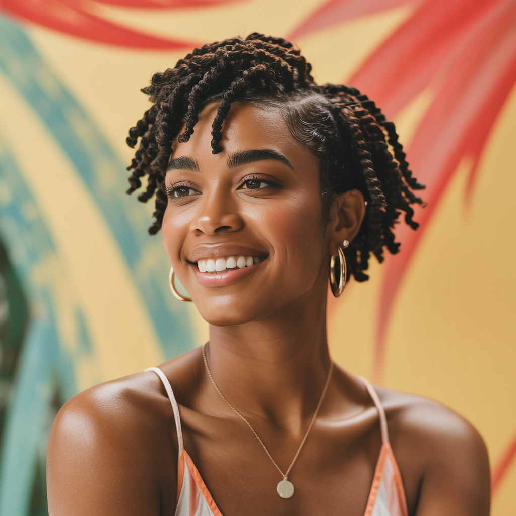 Short Cropped Twist-Out