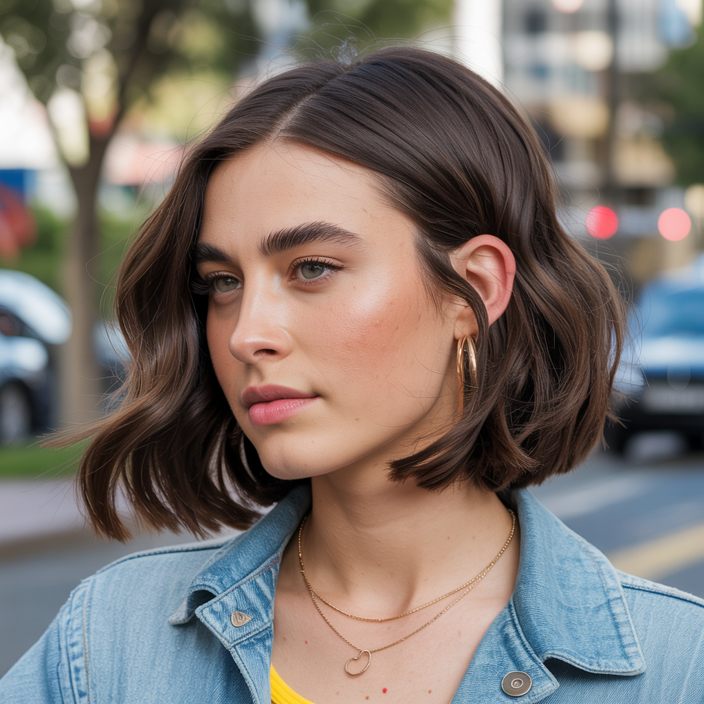 A-Line Bob with Side Part