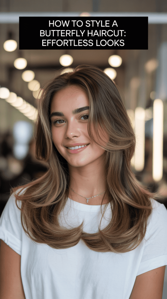 How to Style a Butterfly Haircut Effortless Looks
