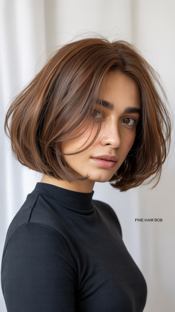 Modern Choppy Bob Haircuts for Fine Hair