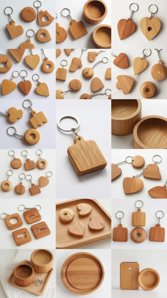 Wooden Keychains