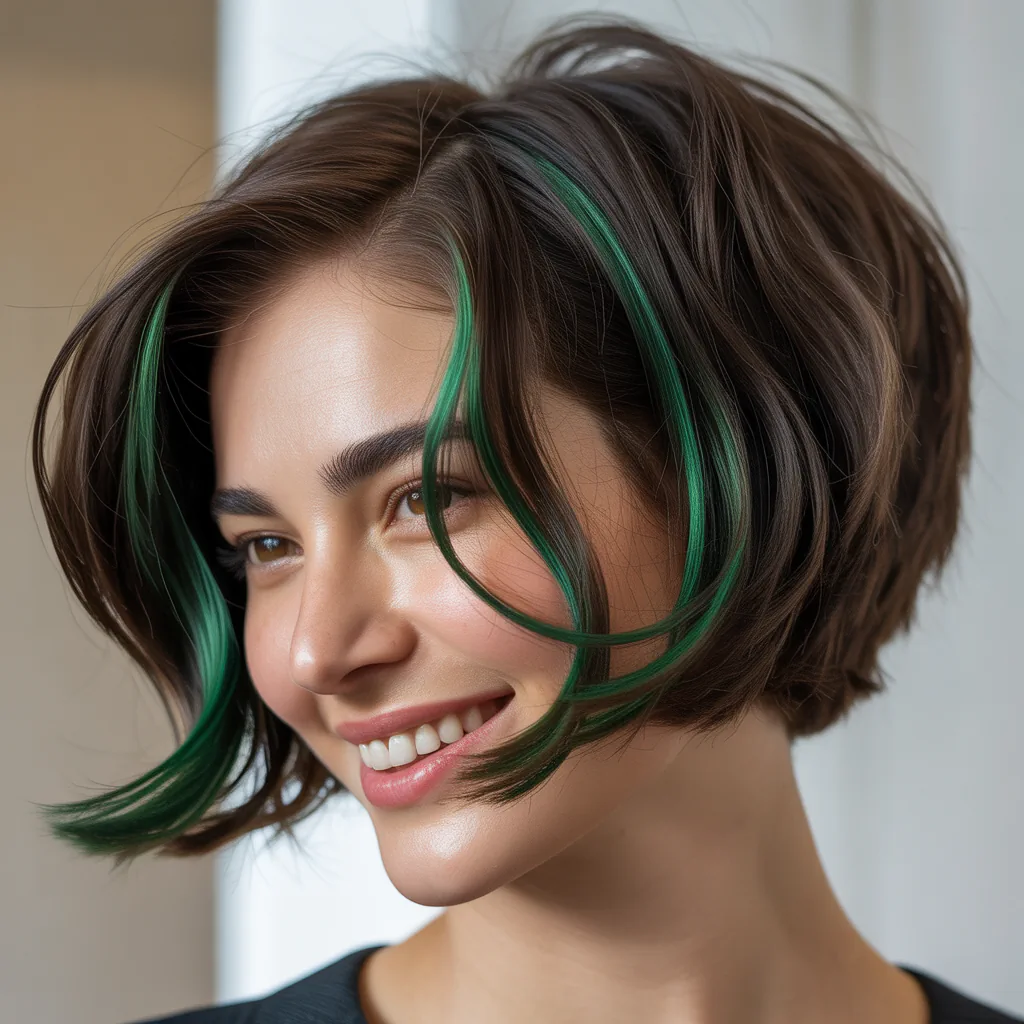 Evergreen Peekaboo Highlights