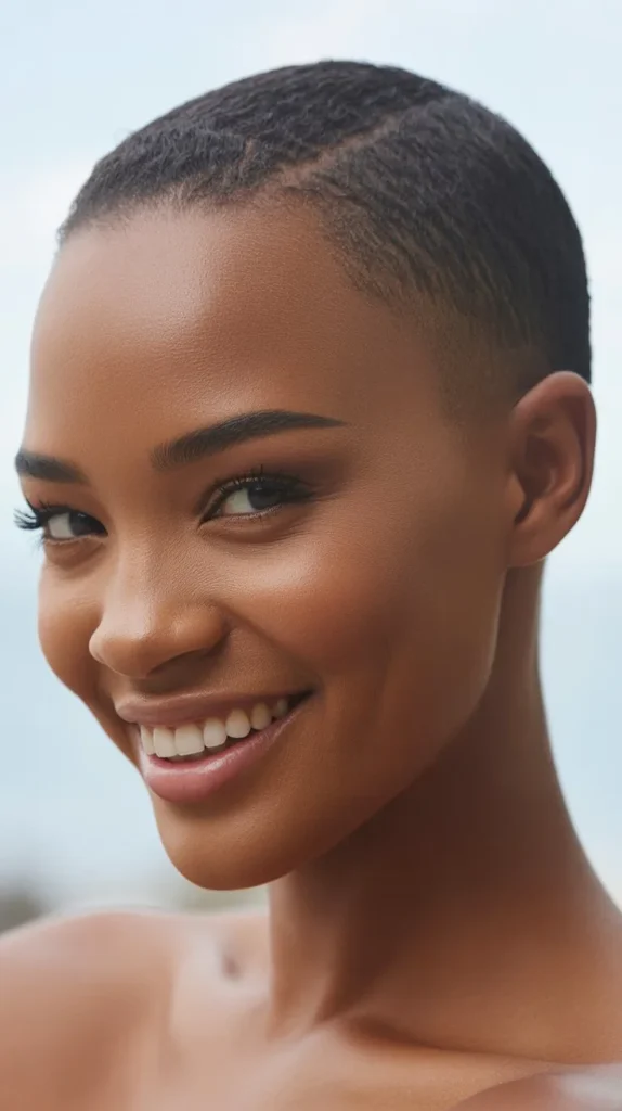  Tapered Crop with Side Part