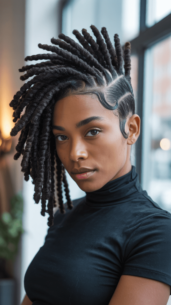  Mohawk with Finger Coils