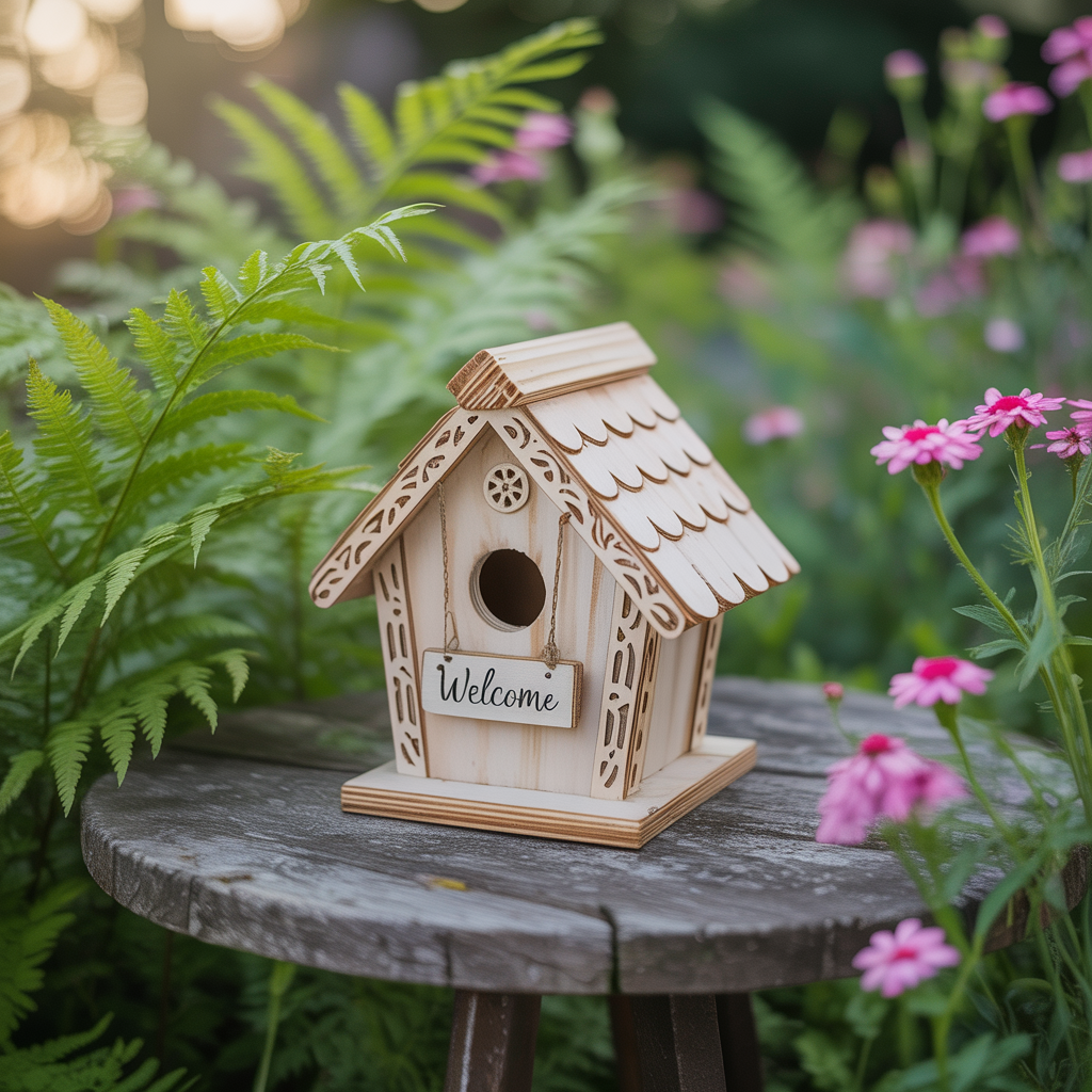  Wooden Birdhouse