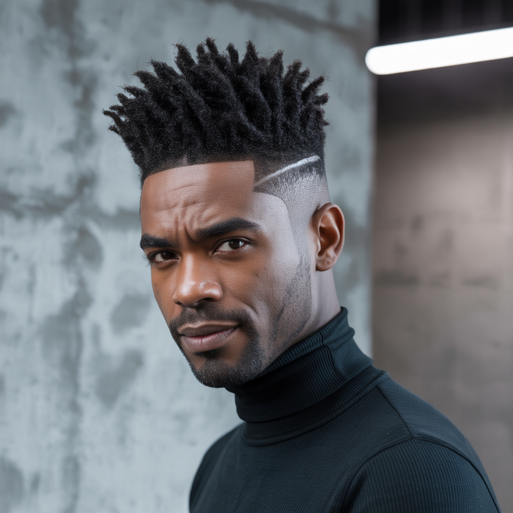 The Short Undercut Mohawk: Bold Definition