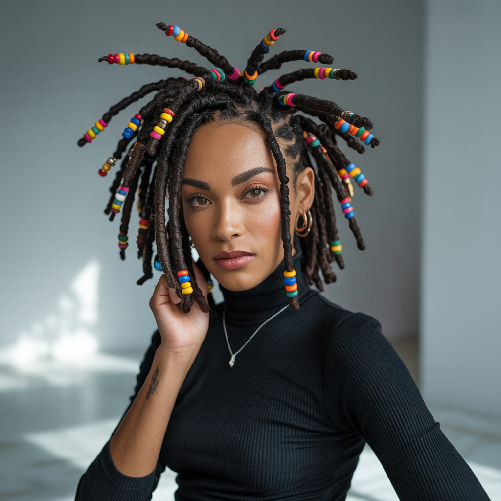 Loc Mohawk with Accessories