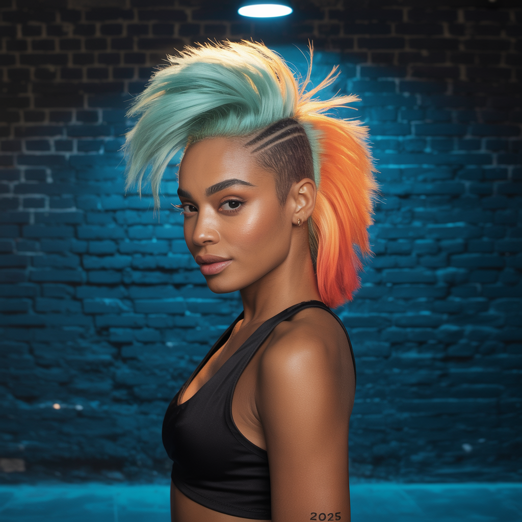 Mohawk Mullet Hybrid with Color