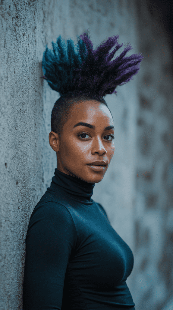  Mohawk with TWA (Teeny Weeny Afro)