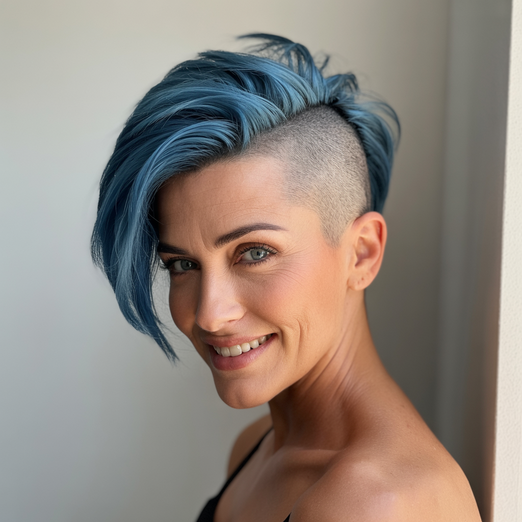 Undercut Mohawk Wig