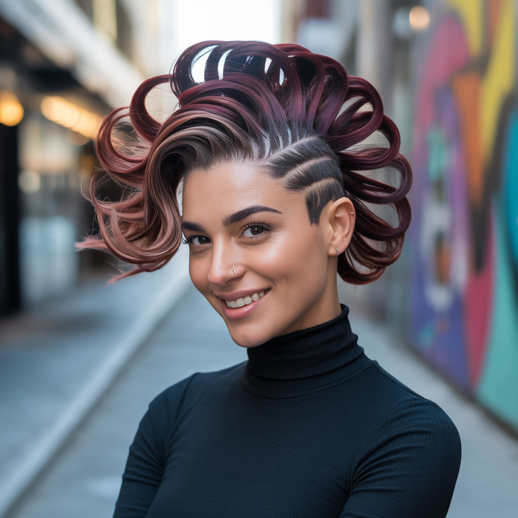  Sculpted Mohawk Waves