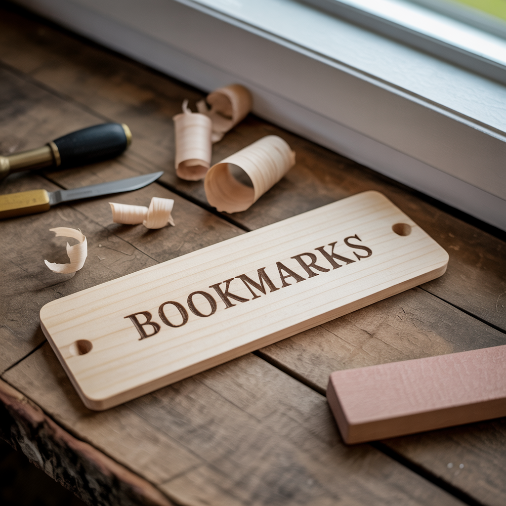 Wooden Bookmark
