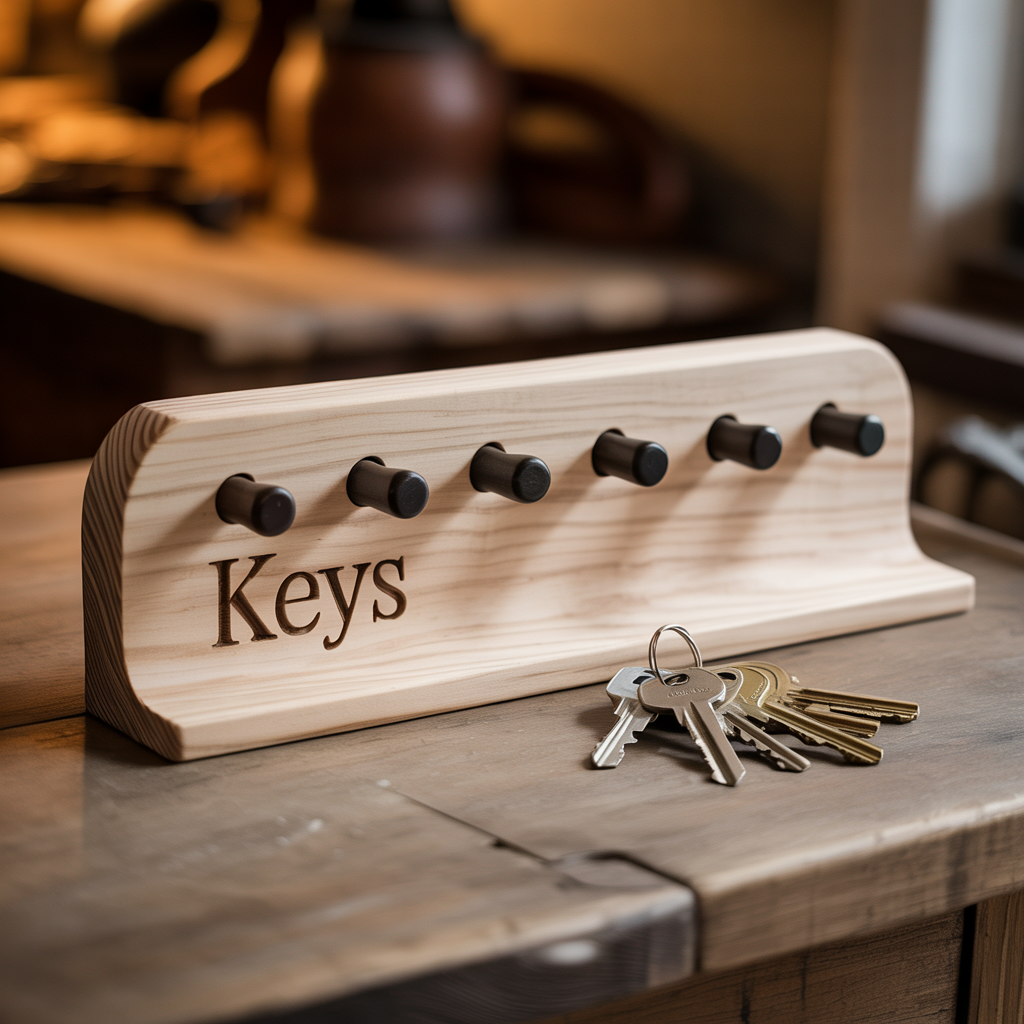 Wooden Key Holder