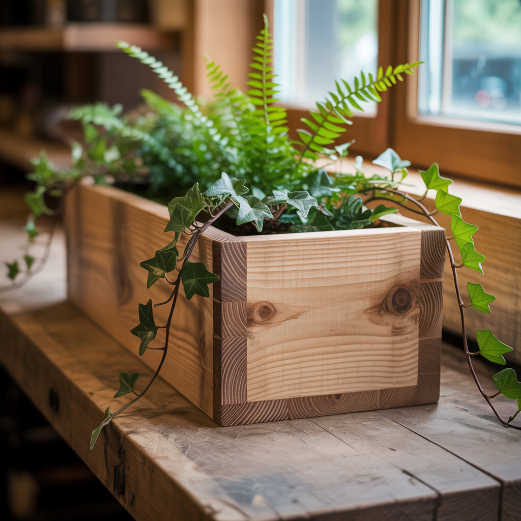 Wooden Plant Box