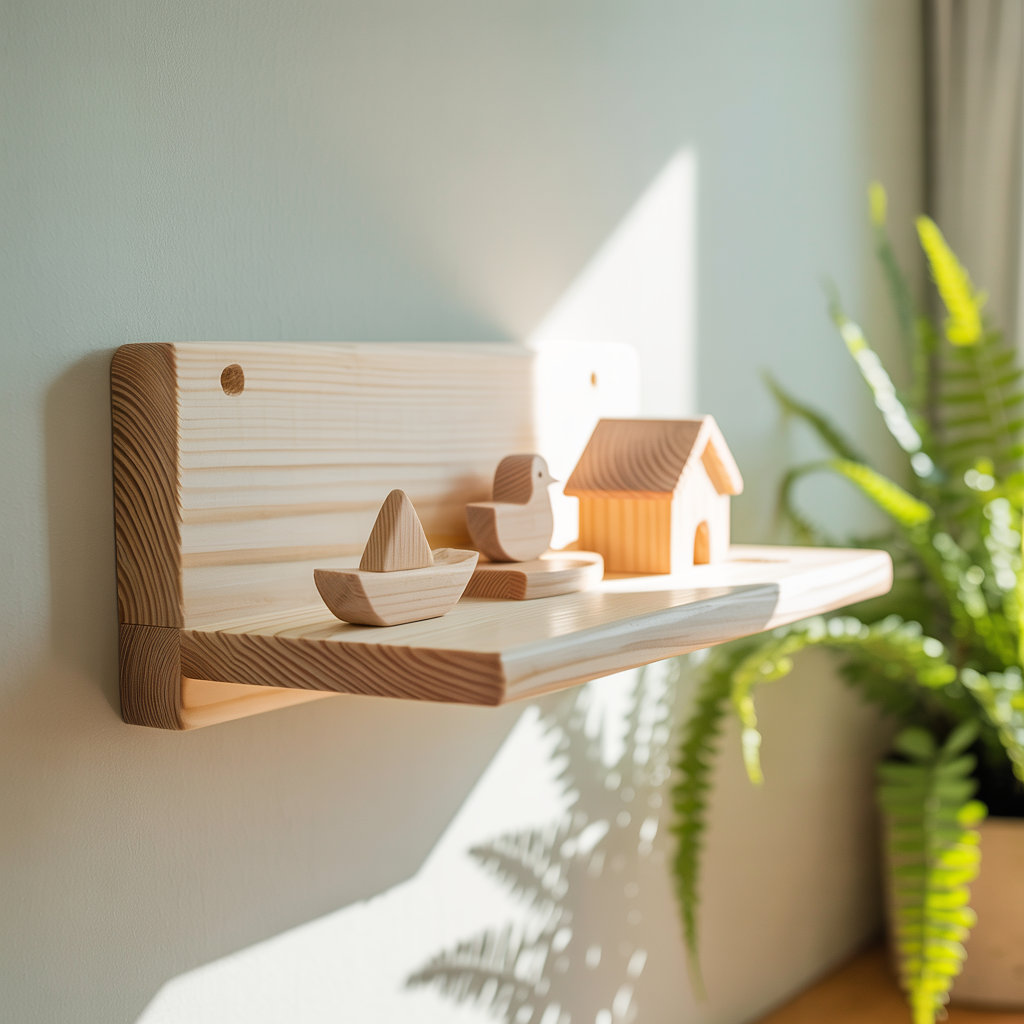 Wooden Wall Shelf
