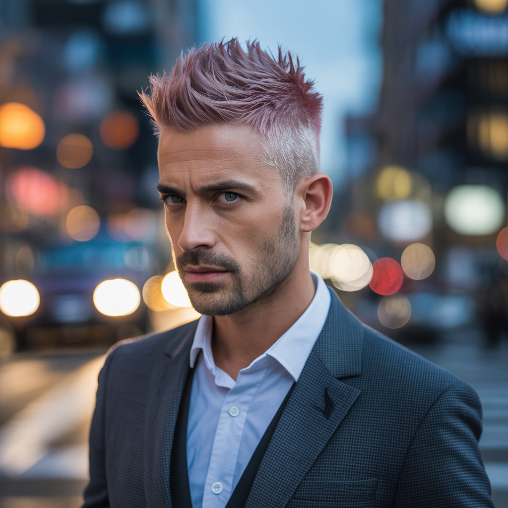 The Salt and Pepper Short Mohawk: Distinguished Edge