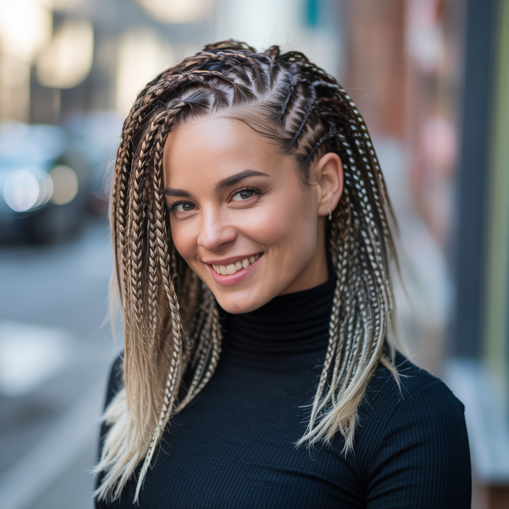 Braided Fauxhawk