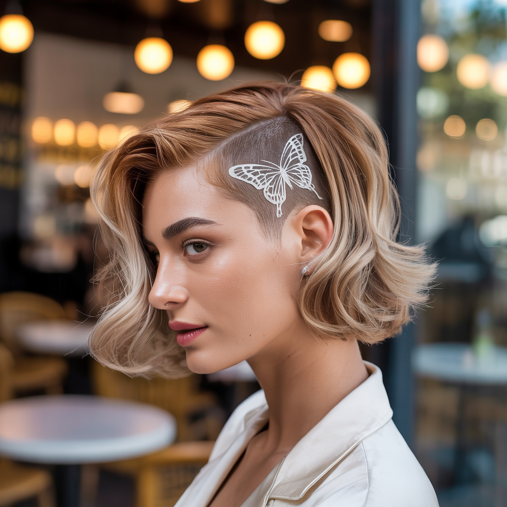  Short Butterfly with an Undercut for Definition