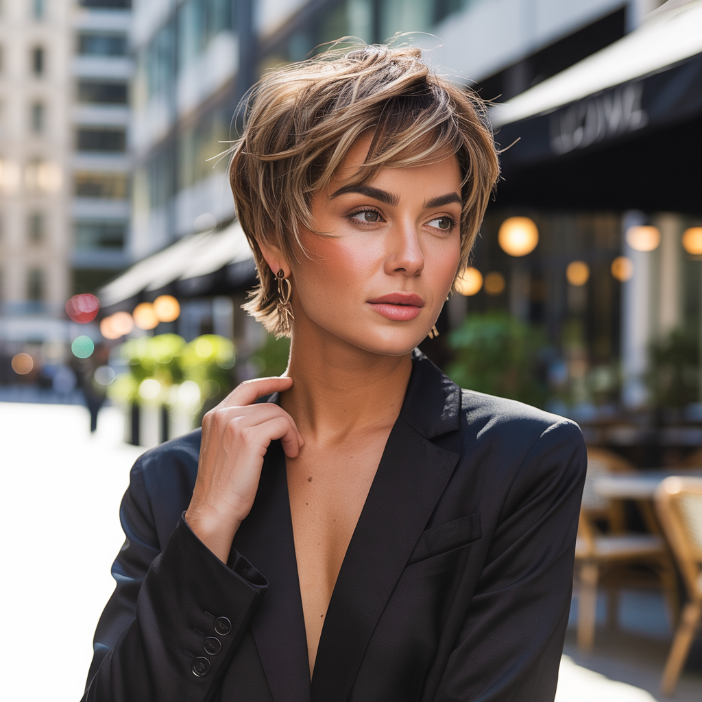 How to Style Your Short Butterfly Haircut