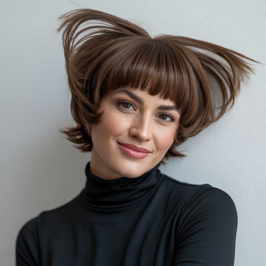  Butterfly Cut with Peek-a-Boo Fringe